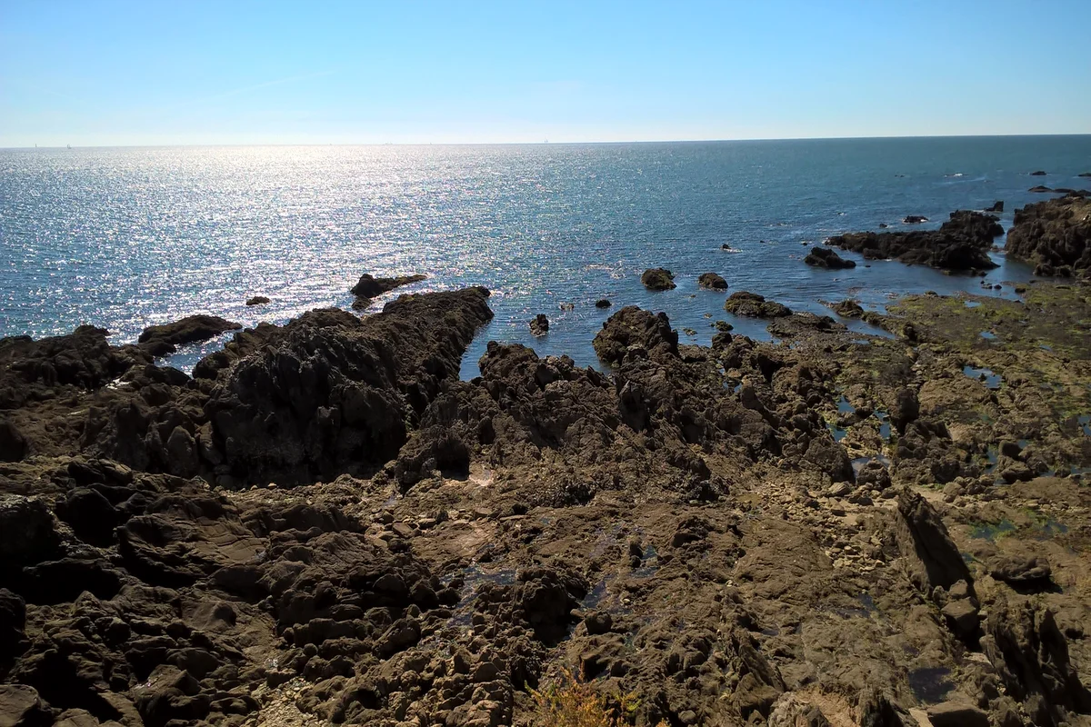 La côte sauvage de la presqu'île guérandaise