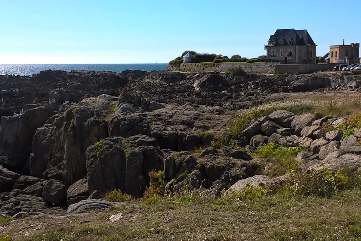 La côte sauvage de la presqu'île guérandaise