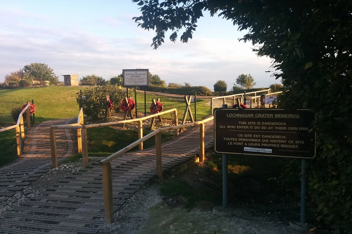 Trou de mine de La Boisselle "Lochnagar"